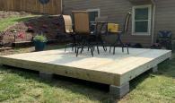 Outdoor sitting area/deck